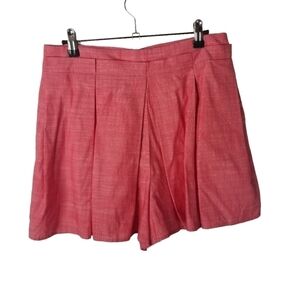 Southern Proper red cotton preppy shorts